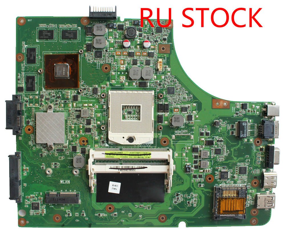 RU STOCK Asus K53SV REV.3.1laptop Motherboard GT540M HM65 PGA989 DDR3 mainboard