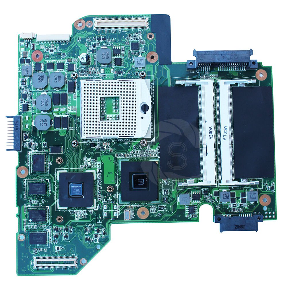 U53JC REV.2.1 motherboard For Asus laptop HM55 DDR3 PGA989 N11M-GE2-S-B1 WH