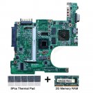For Asus 1015PN REV.1.2G motherboard N570 CPU with thermal Pad and 2GB DDR3 RAM