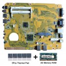 For Asus  EB1021 rev.1.02G C-60 CPU Motherboard with thermal Pad and 2GB DDR3RAM