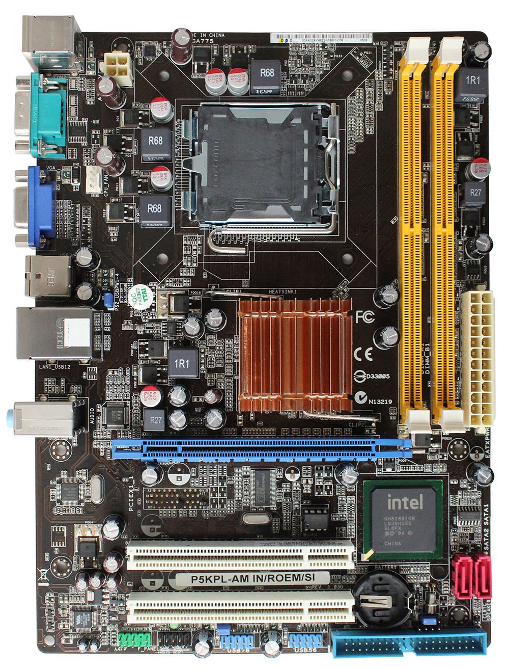 For ASUS P5KPL-AM IN/ROEM/SI REV.1.03G Motherboard Intel G31 LGA775 DDR2 SATAII