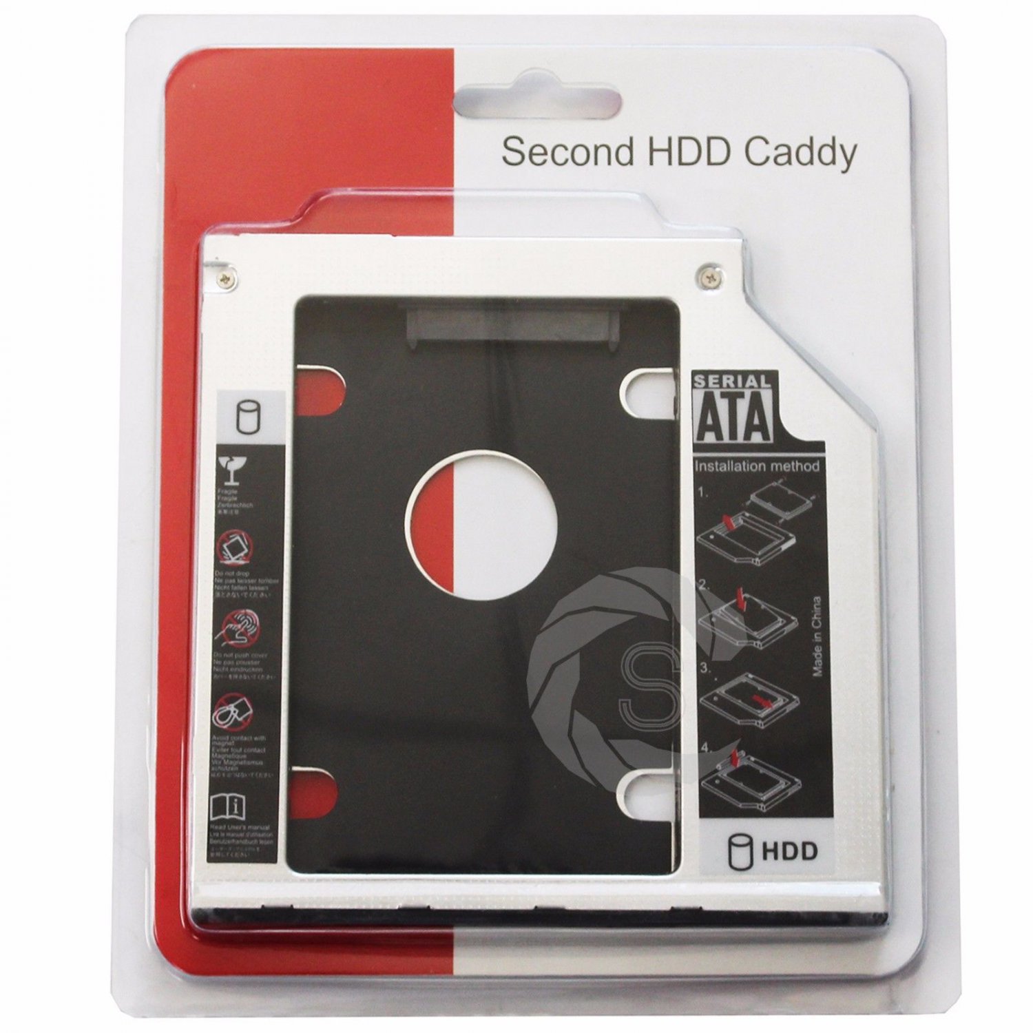 9.5mm OEM Lenovo ThinkPad IBM Serial ATA Hard Drive Bay SATA Adapter III caddy