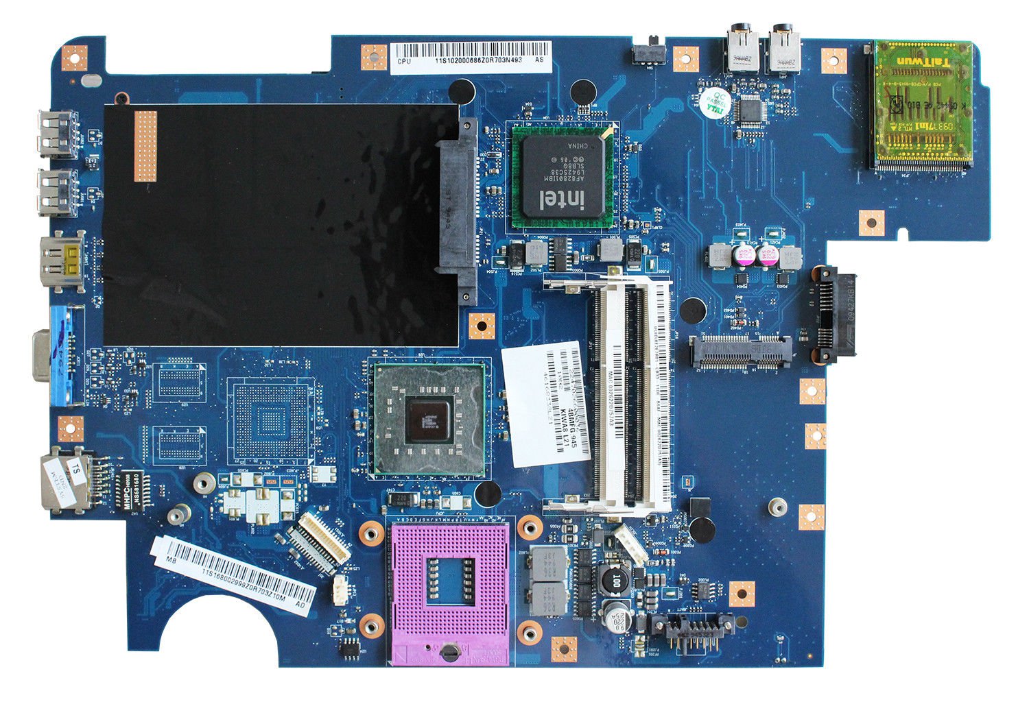 For Lenovo G550 Intel Motherboard KIWA7 LA-5082P PGA478MN GM45 DDR3 mainboard