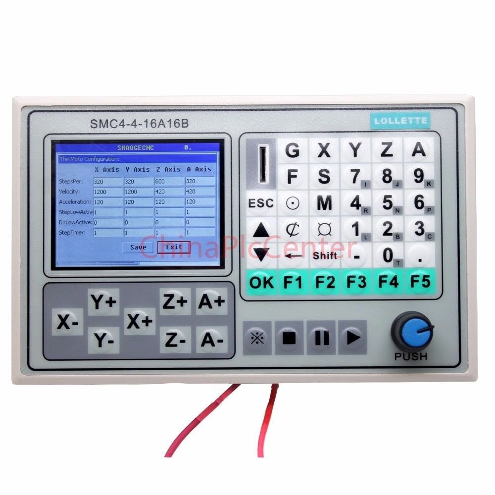 4 axis CNC Controller,50KHZ CNC 4 Axis SMC4-4-16A16B offline CNC controller