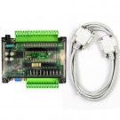 FX3U 24MT6AD2DA 14 input 10 transistor output plc controller RS485 clock calenda