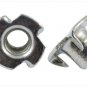 10Pcs M4/M5/M6/M8 Four Pronged Tee Nuts Captive Blind Inserts For Wood Furniture