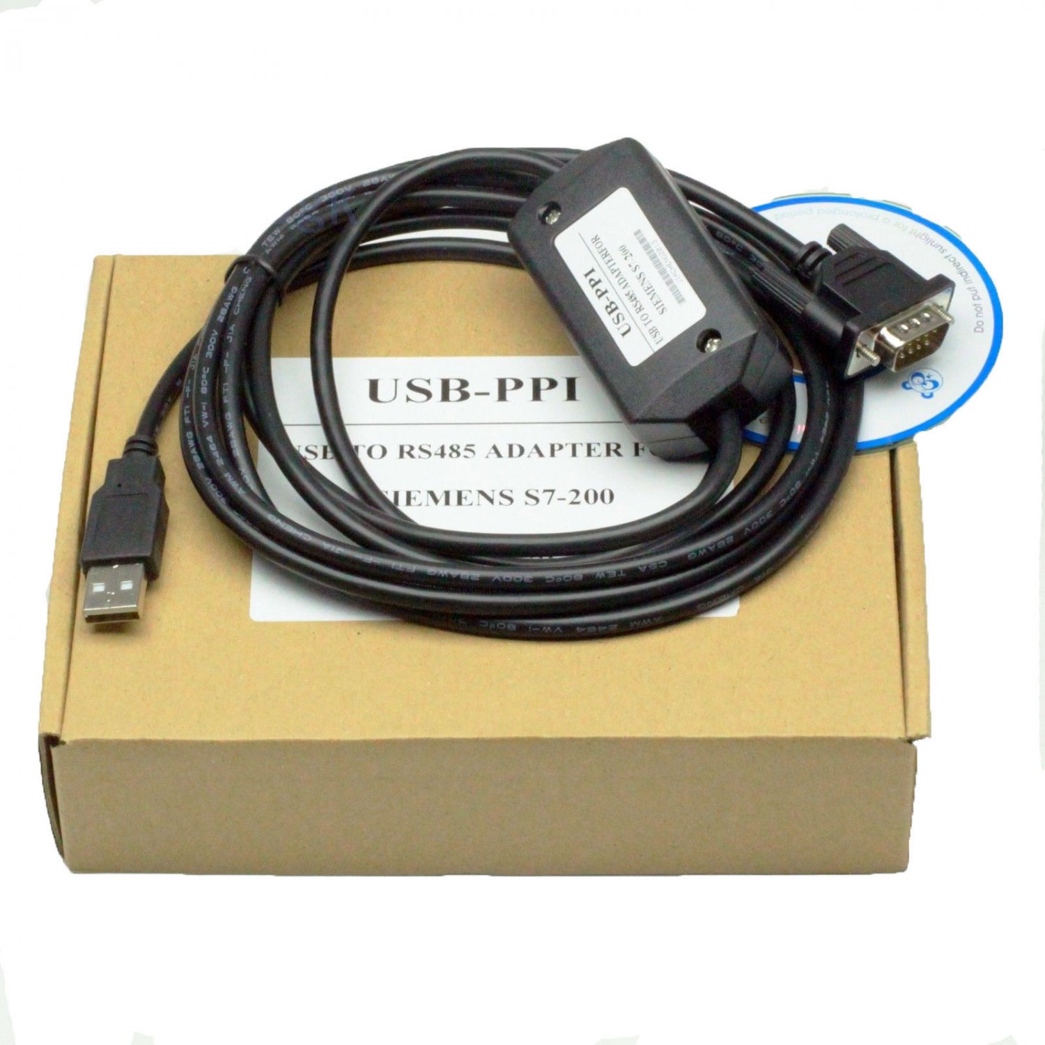 Usb ppi. Siemens s7 200 USB ppi PLC Programming Cable. Ppi кабель для Siemens s7 200. Кабель Siemens s7-200 PLC USB ppi rs232 db9. Siemens s7 200 ppi кабель для программирования.