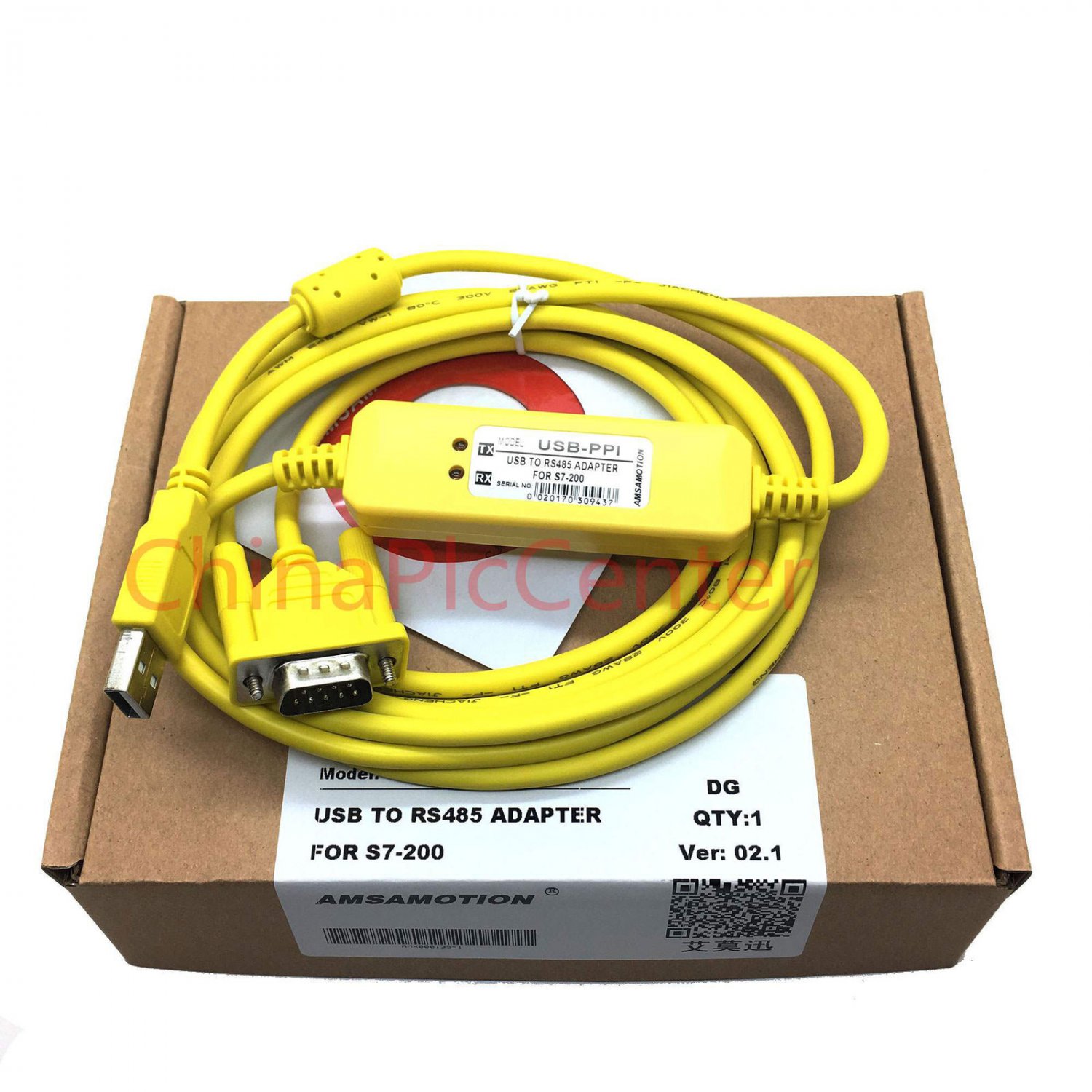 USB-PPI siemens plc Programmer Cable USB to RS485 ADAPTER for Siemens S7-200 PLC