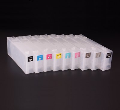 T8501-T8509 Empty Refillable Ink Cartridge For Epson SC P800 printer 130ML/color W/ARC
