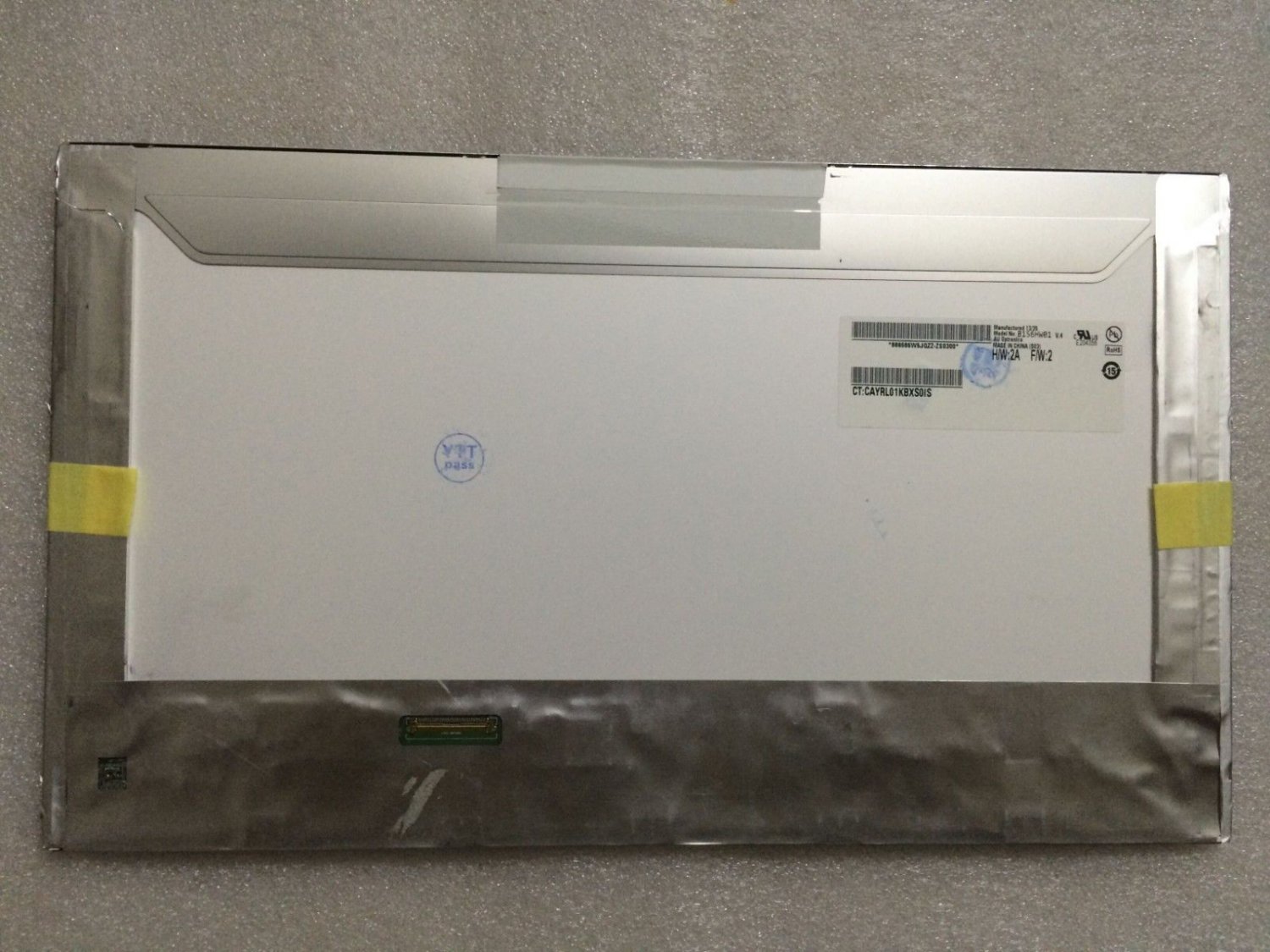 15.6"FHD LCD Screen Original AUO B156HW01 V4 1920×1080 LVDS 40PIN CIE1931 95%