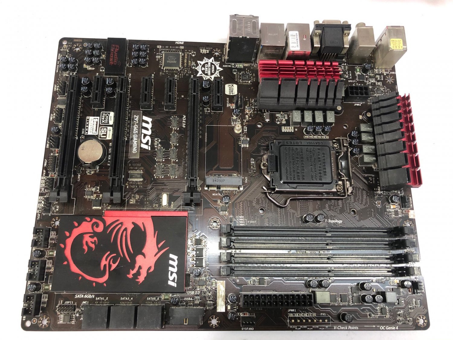 Original For MSI Z97-G45 GAMING  Intel Z97 LGA1150 DDR3 SATAIII Motherboard-c
