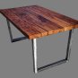 Modern Reclamied Wormy Chestnut/ with Walnut Bow tie/Furniture