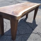 Walnut slab/live edge coffee Table