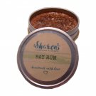 Bay Rum candle in a tin