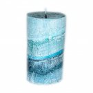 Ocean Waves Pillar Candle