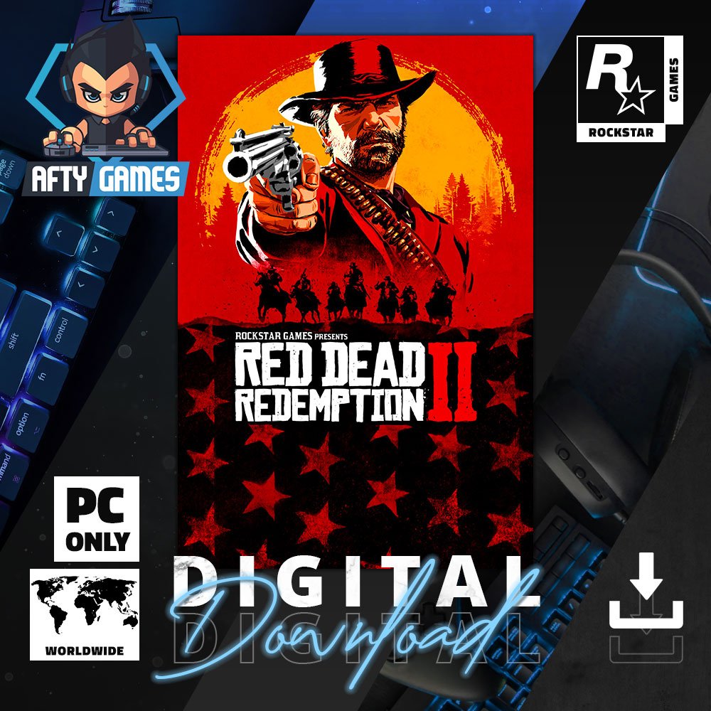 Red Dead Redemption 2 PC Game Rockstar Games Download Code Global