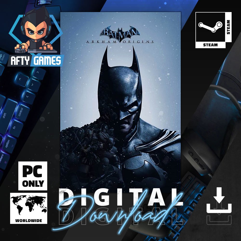 Batman Arkham Origins - PC Game - Steam Download Code - Global CD Key