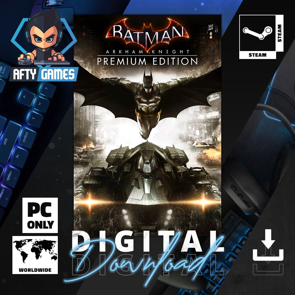 Batman Arkham Knight Premium Edition - PC Game - Steam Download Code ...