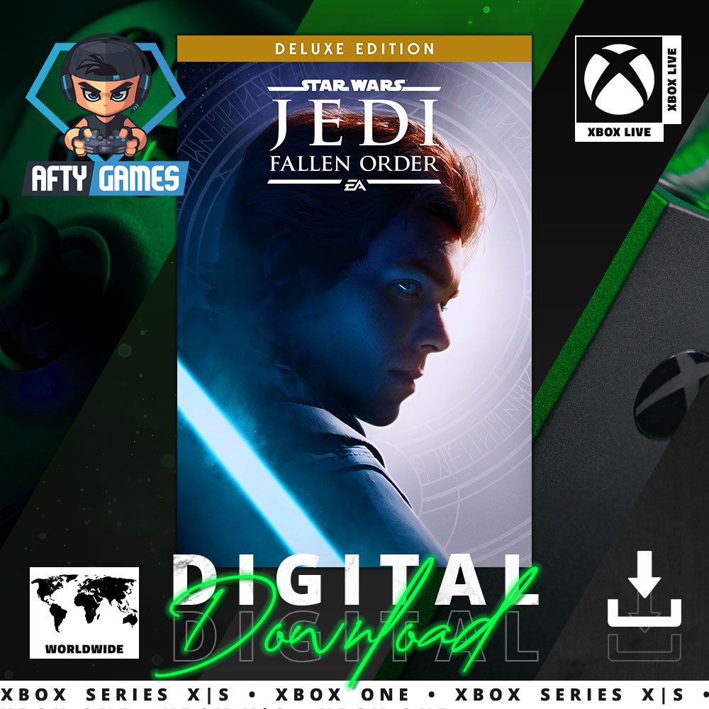 Star Wars Jedi Fallen Order Deluxe Edition - Xbox Live - Digital Download Code - Global CD Key