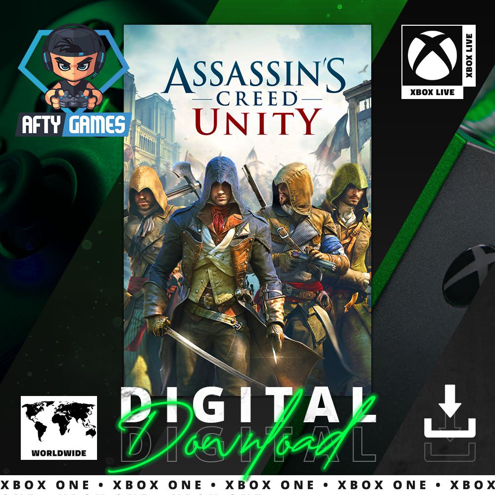 Assassin's Creed Unity Xbox Live Digital Download Code Global CD Key