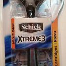 Schick Xtreme 3 Razor with 6 Cartridges Free Shipping