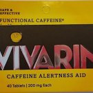 Vivarin Caffeine Alertness Aid  40 Tabs New Sealed Exp 8/17 Free Shipping