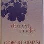 Armani Code Giorgio Armani Eau de Parfum Mini .10 oz/3 ml New Free Shipping