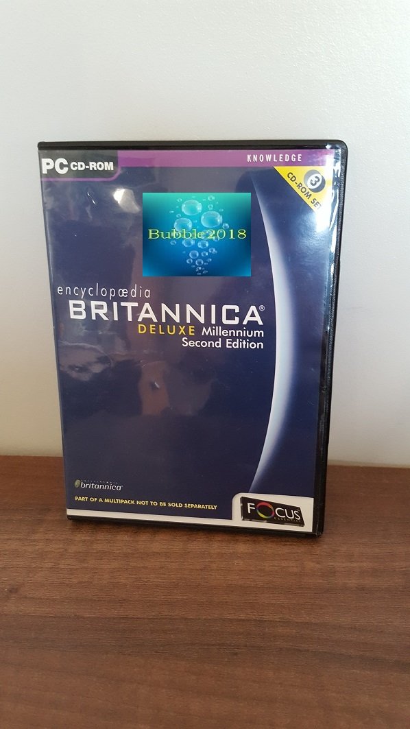 ENCYCLOPEDIA BRITANNICA DELUXE "2nd EDITION" 3 PC CDROM Set
