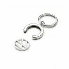 Volkswagen Key Ring Keychain Logo Keyring, Deposit Сhip, Silver, Keyring