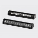 Lexus Nameplate for phone number in car