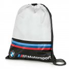 BMW M Motorsport Sports Bag, White/Black, Genuine accessories