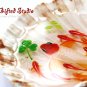 Red-head Koi in the shell resin painting