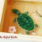 Tortoise resin painting