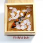 Spots Koi with oriental cherry resin painting