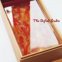 20 red Koi resin painting in the bamboo box