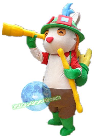 Free Shipping Teemo Mascot Costume For Adult Halloween Costume