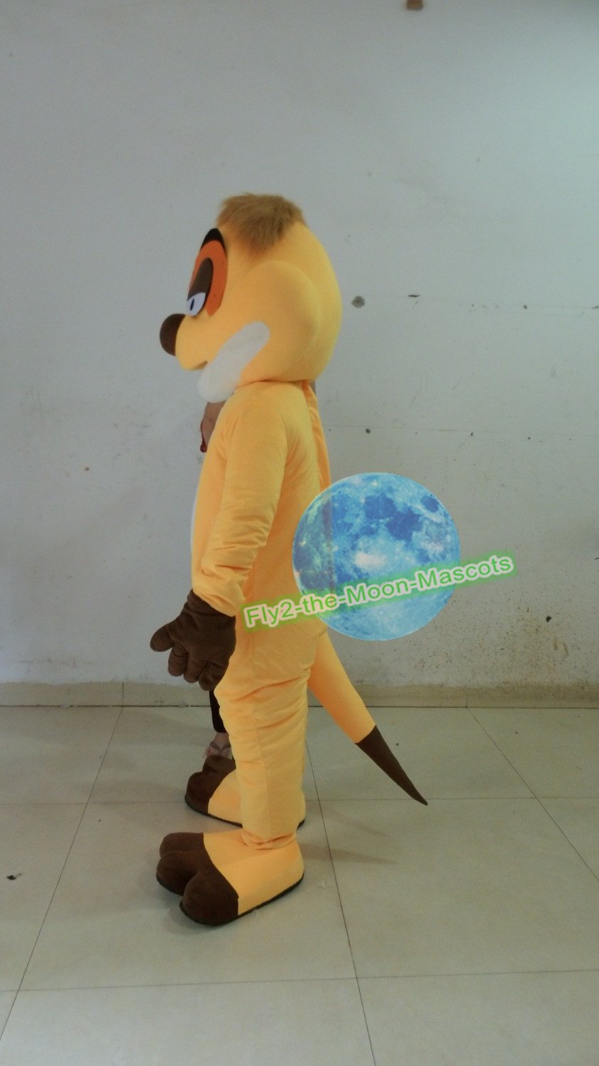 Free Shipping The Lion King Timon mascot costume for Adult Halloween ...