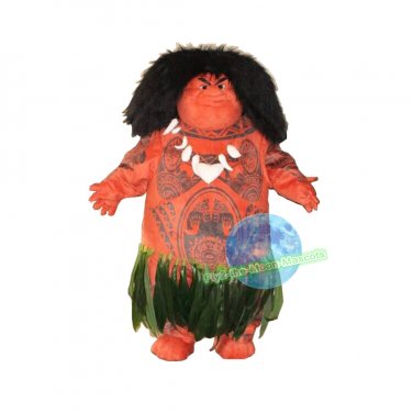 Free Shipping Moana Maui Mori Mascot Costume