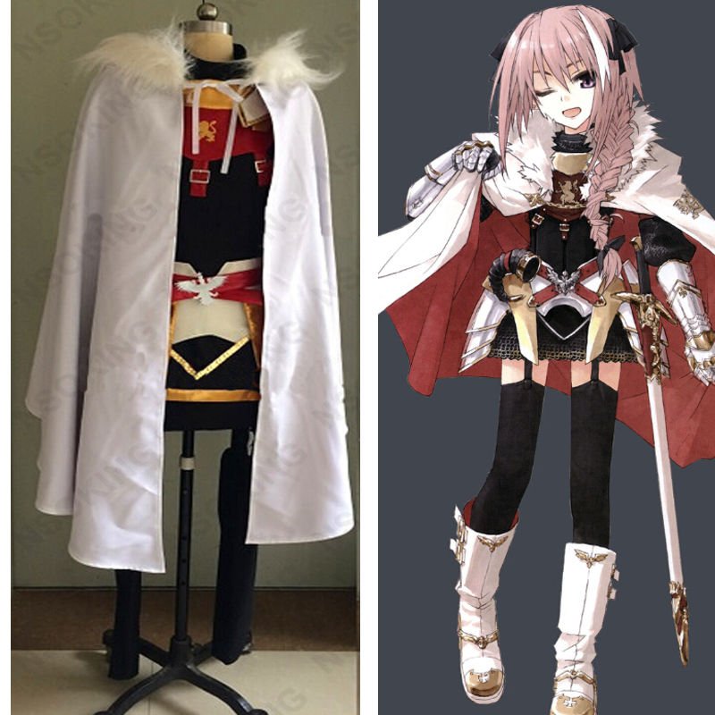 Free Shipping Fate Grand Order Astolfo Cosplay Costume Fate Apocrypha