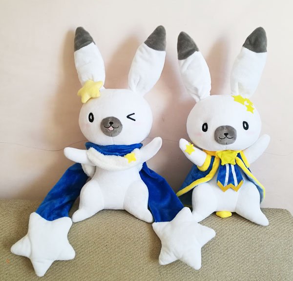 Free Shipping 17 Snow Miku Vocaloid Hatsune Miku Rabbit Plush Doll Toy Cosplay