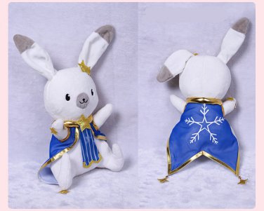 Free Shipping 17 Snow Miku Vocaloid Hatsune Miku Rabbit Bunny Plush Doll Toy Cosplay