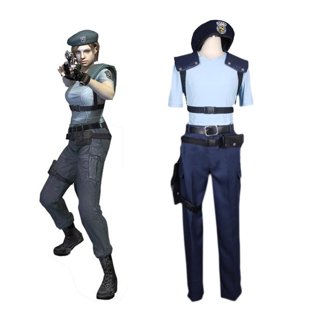 Free Shipping Resident Evil 1 Jill Valentine S.T.A.R.S. Uniform Cosplay. so...