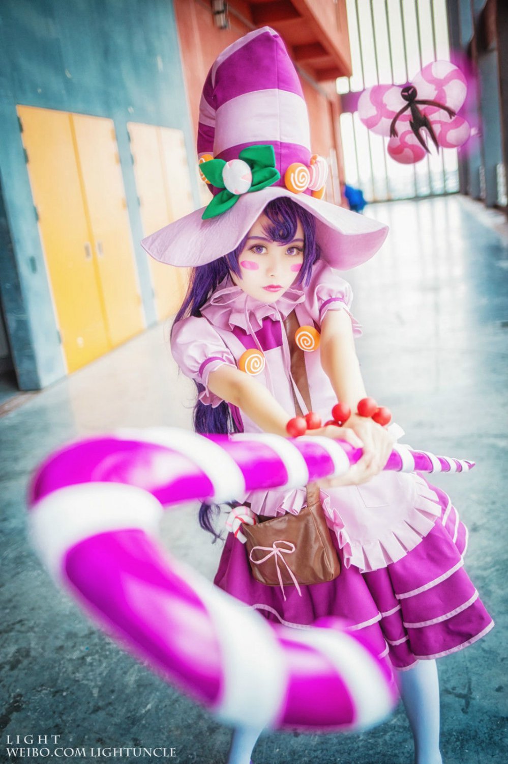 Free Shipping League Of Legends The Fae Sorceress Lulu Candy Witch Cosplay Costume