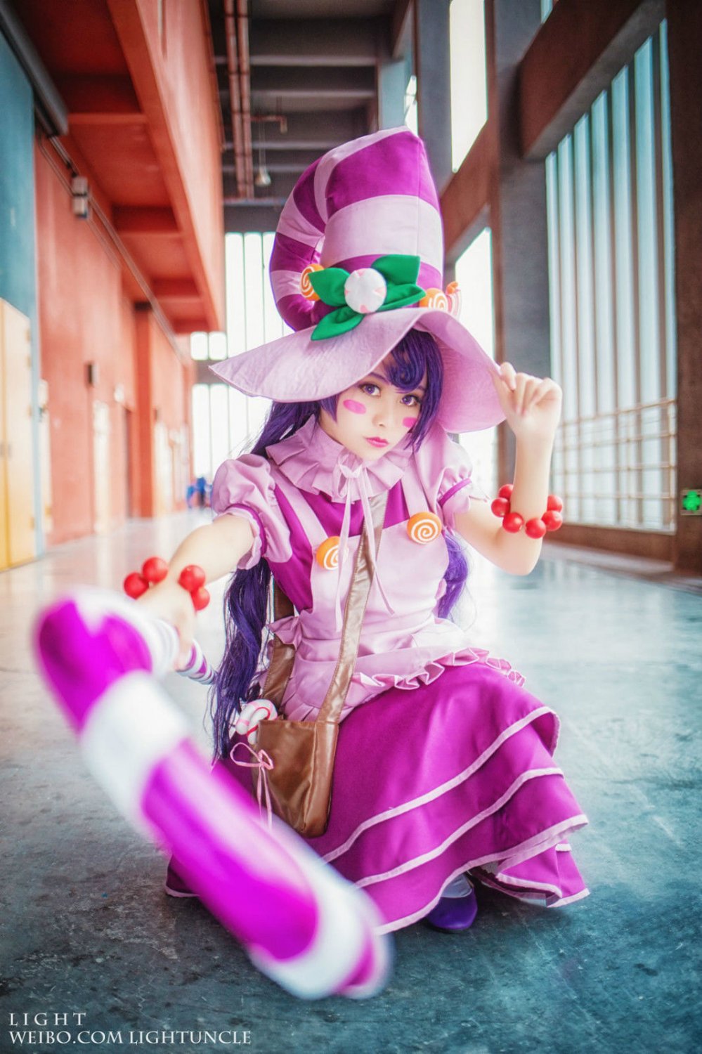 Free Shipping League Of Legends The Fae Sorceress Lulu Candy Witch Cosplay Costume