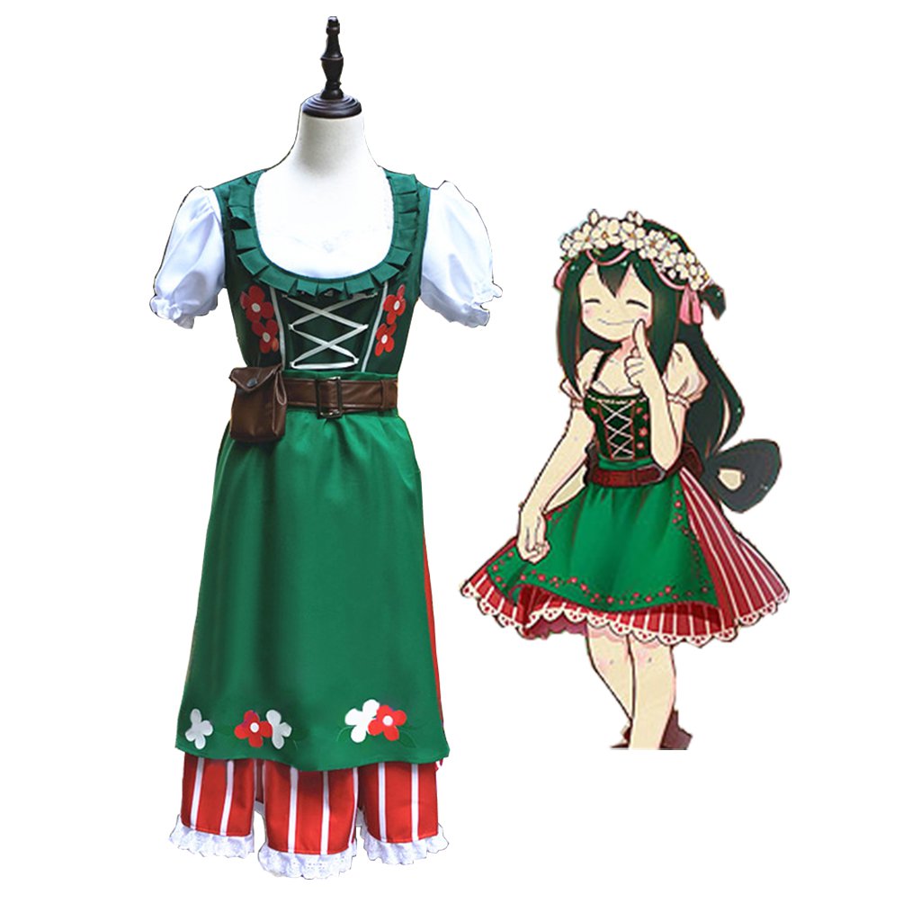 Free Shipping My Hero Academia Asui Tsuyu Cosplay Costume Season 2 ED ...