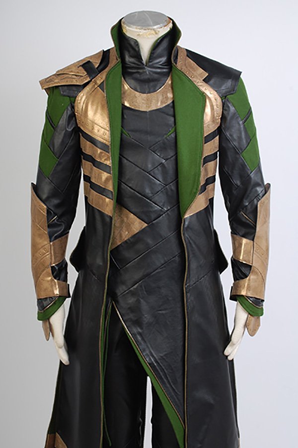 Free Shipping Thor The Dark World Loki Cosplay Costume Whole Sets