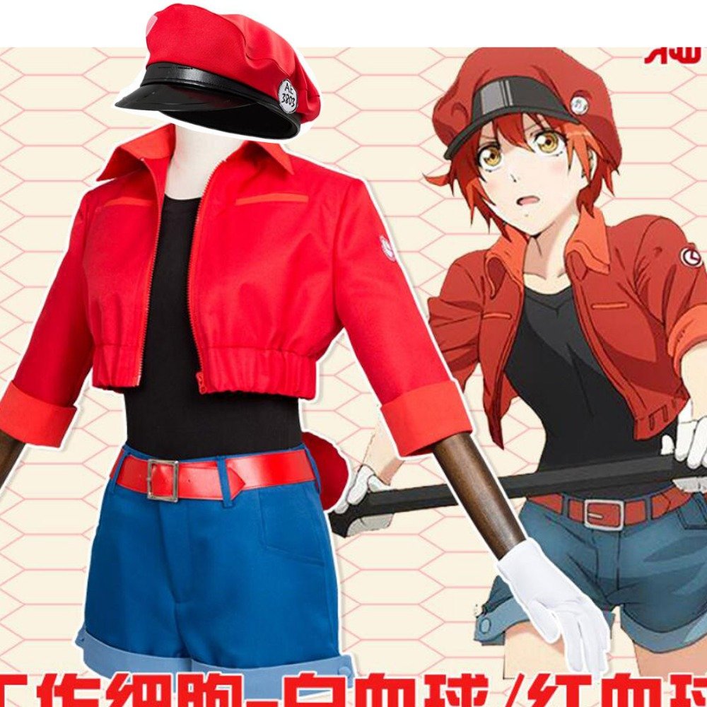 pic Cells At Work Red Blood Cell Hat free shipping cells at work hataraku