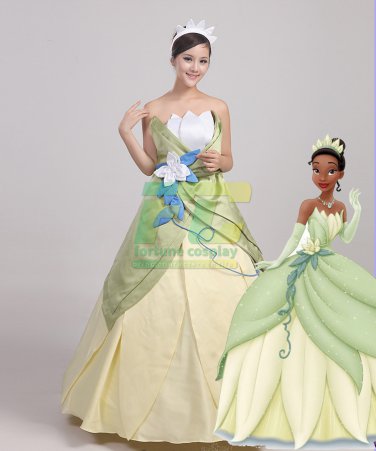 princess and the frog quinceanera dress