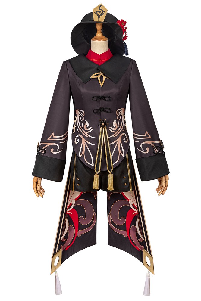 Free Shipping Genshin Impact Hutao Cosplay Costume Game Suit Uniform Hu