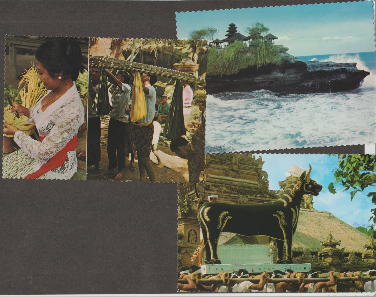 Bali Lot of Post Cards Tanahlot Postally Unused